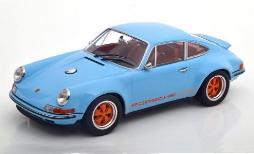 Coche miniatura Porsche 911 1/18 KK Scale Singer azul/Dekor Porsche 911 1/18 KK Scale Singer azul/Dekor coche miniatura