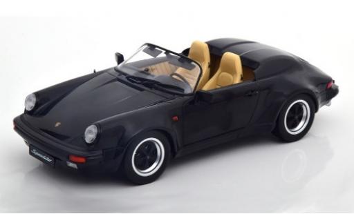 Coche miniatura Porsche 930 Speedster 1/18 KK Scale 911 Speedster negro 1989 Porsche 930 Speedster 1/18 KK Scale 911 Speedster negro 1989 coche miniatura