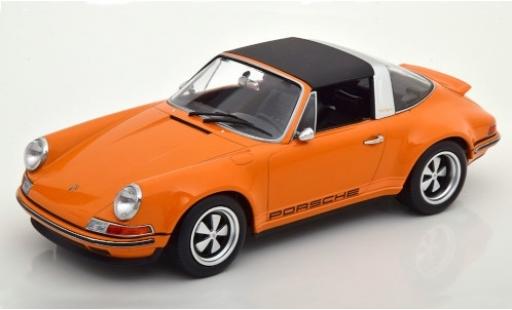 Porsche 911 1/18 KK Scale Targa Singer naranja/Dekor Targadach détachable coche miniatura