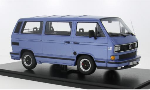 Volkswagen T3 1/18 KK Scale Porsche B32 auf Basis Bus blau 1984 1:18 coche miniatura