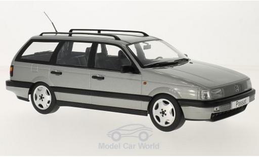 Volkswagen Passat 1/18 KK Scale (B3) Variant metalico gris 1988 coche miniatura