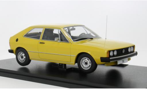 Coche miniatura Volkswagen Scirocco 1/18 KK Scale I TS gelb 1976 1:18 Volkswagen Scirocco 1/18 KK Scale I TS gelb 1976 1:18 coche miniatura