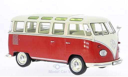 Coche miniatura Volkswagen T1 B 1/18 KK Scale rojo/beige 1962 Samba Volkswagen T1 B 1/18 KK Scale rojo/beige 1962 Samba coche miniatura