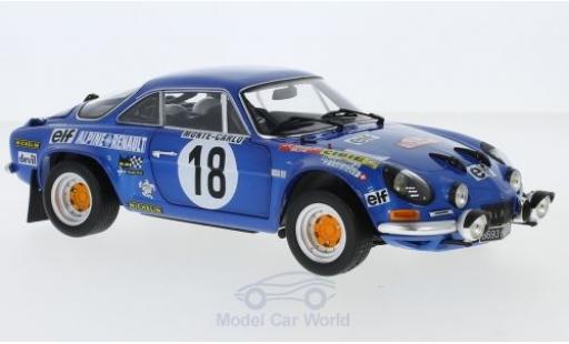 Alpine A110 1/18 Kyosho No.18 Rallye Monte Carlo 1973 J-C.Andruet/Biche coche miniatura