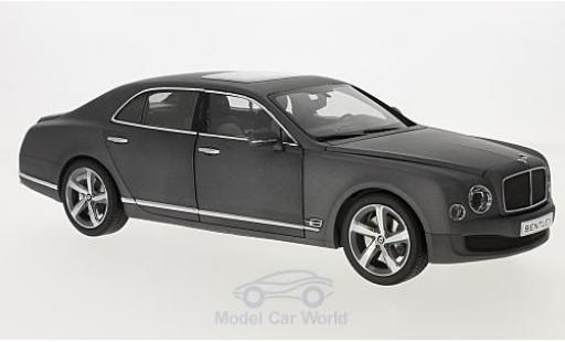 Bentley Mulsanne 1/18 Kyosho Speed matt-gris 2014 coche miniatura
