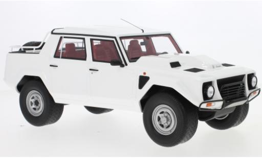 Lamborghini LM 1/18 GT Spirit 002 blanco coche miniatura