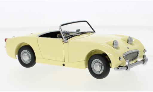 Coche miniatura Austin Healey Sprite 1/18 Kyosho amarillo RHD 1958 Austin Healey Sprite 1/18 Kyosho amarillo RHD 1958 coche miniatura