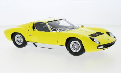 Lamborghini Miura 1/18 Kyosho P400 SV amarillo 1970 coche miniatura