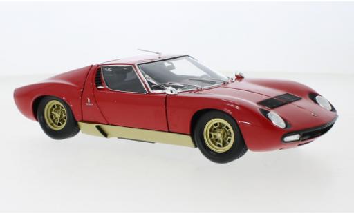 Coche miniatura Lamborghini Miura 1/18 Kyosho P400 SV rojo/gold 1970 Lamborghini Miura 1/18 Kyosho P400 SV rojo/gold 1970 coche miniatura