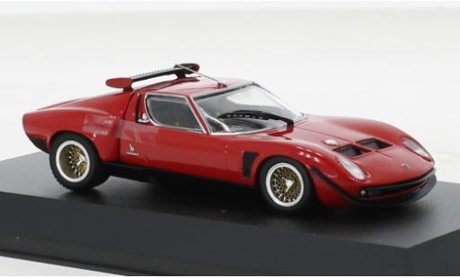Coche miniatura Lamborghini Miura 1/43 Kyosho SVR rojo/negro 1970 Lamborghini Miura 1/43 Kyosho SVR rojo/negro 1970 coche miniatura
