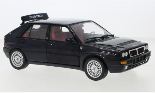 Coche miniatura Lancia Delta 1/18 Kyosho HF Integrale Club Italia metallise azul Lancia Delta 1/18 Kyosho HF Integrale Club Italia metallise azul coche miniatura