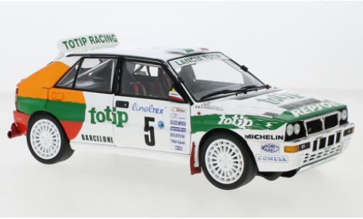 Coche miniatura Lancia Delta 1/18 Kyosho HF Integrale No.5 Jolly Club Totip Rallye WM Rallye Monte Carlo 1993 Lancia Delta 1/18 Kyosho HF Integrale No.5 Jolly Club Totip Rallye WM Rallye Monte Carlo 1993 coche miniatura