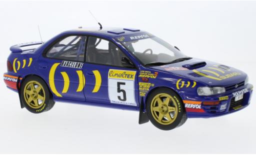 Coche miniatura Subaru Impreza 1/18 Kyosho 555 No.5 Rallye WM Rallye Monte Carlo 1995 Subaru Impreza 1/18 Kyosho 555 No.5 Rallye WM Rallye Monte Carlo 1995 coche miniatura