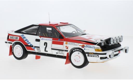 Coche miniatura Toyota Celica 1/18 Kyosho GT-quatre (ST165) No.2 Team Allemagne Rallye WM Rallye Monte Carlo 1991 Toyota Celica 1/18 Kyosho GT-quatre (ST165) No.2 Team Allemagne Rallye WM Rallye Monte Carlo 1991 coche miniatura