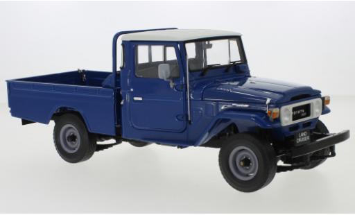 Toyota Land Cruiser 1/18 Kyosho 40 Pick Up azul RHD coche miniatura