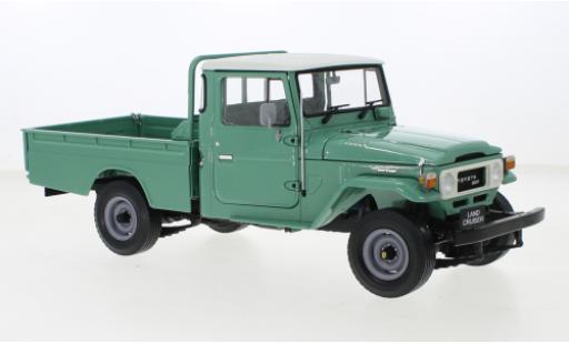 Toyota Land Cruiser 1/18 Kyosho 40 Pick Up verde coche miniatura