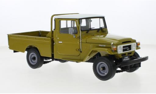 Toyota Land Cruiser 1/18 Kyosho 40 Pick Up oliv coche miniatura