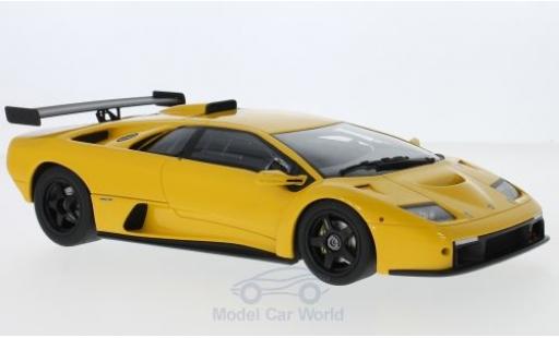 Coche miniatura Lamborghini Diablo GTR 1/18 Kyosho GTR amarillo 1999 Lamborghini Diablo GTR 1/18 Kyosho GTR amarillo 1999 coche miniatura