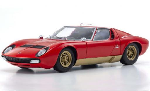 Coche miniatura Lamborghini Miura 1/18 Kyosho SV rojo/gold 1970 Lamborghini Miura 1/18 Kyosho SV rojo/gold 1970 coche miniatura