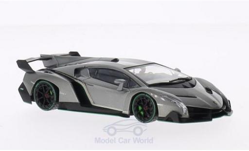 Coche miniatura Lamborghini Veneno 1/43 Kyosho metalico gris/verde Lamborghini Veneno 1/43 Kyosho metalico gris/verde coche miniatura
