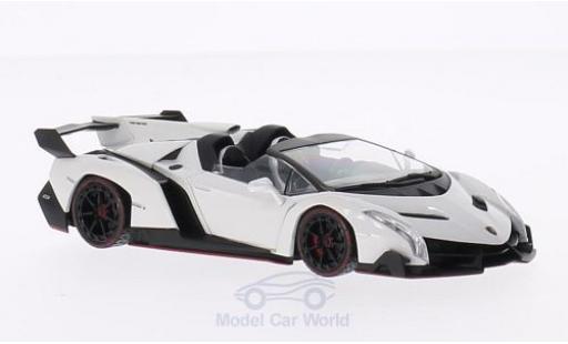 Coche miniatura Lamborghini Veneno 1/43 Kyosho Roadster blanco/rojo Lamborghini Veneno 1/43 Kyosho Roadster blanco/rojo coche miniatura