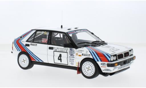 Coche miniatura Lancia Delta 1/18 Kyosho HF 4WD No.4 Martini Rallye WM Rallye Finnland 1987 1:18 Lancia Delta 1/18 Kyosho HF 4WD No.4 Martini Rallye WM Rallye Finnland 1987 1:18 coche miniatura