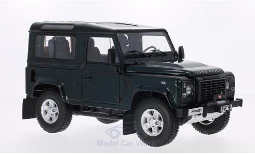 Coche miniatura Land Rover Defender 1/18 Kyosho 90 verde Land Rover Defender 1/18 Kyosho 90 verde coche miniatura