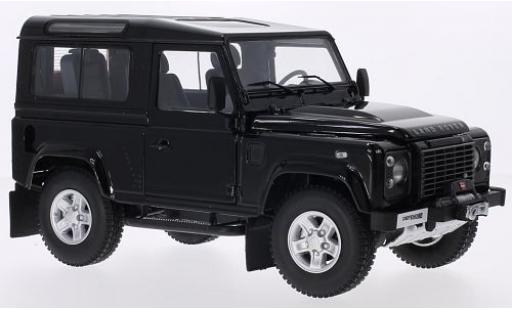 Land Rover Defender 1/18 Kyosho 90 metalico negro coche miniatura