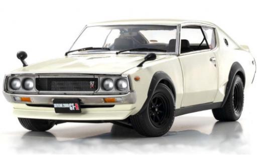 Coche miniatura Nissan Skyline 1/18 Kyosho 2000 GT-R (KPGC110) blanco RHD Nissan Skyline 1/18 Kyosho 2000 GT-R (KPGC110) blanco RHD coche miniatura