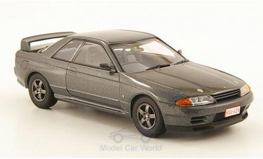 Coche miniatura Nissan Skyline 1/43 Kyosho GT-R (BNR 32) metalico gris RHD Nürburgring Test Car Nissan Skyline 1/43 Kyosho GT-R (BNR 32) metalico gris RHD Nürburgring Test Car coche miniatura