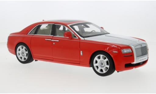 Coche miniatura Rolls Royce Ghost 1/18 Kyosho rojo/silber 2009 1:18 Rolls Royce Ghost 1/18 Kyosho rojo/silber 2009 1:18 coche miniatura