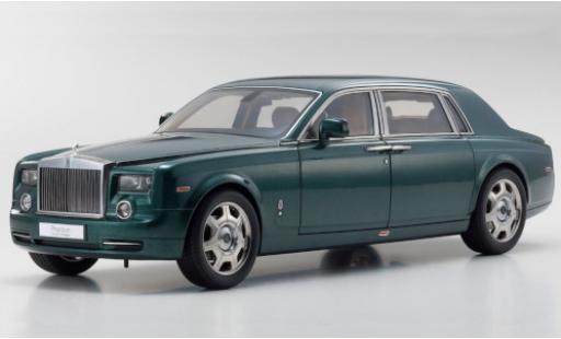 Rolls Royce Phantom 1/18 Kyosho EWB metalico verde 2003 coche miniatura
