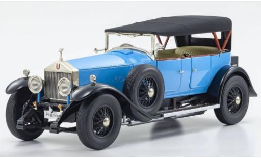Rolls Royce Phantom 1/18 Kyosho I azul RHD Verdeck détachable Persenning couché avec coche miniatura