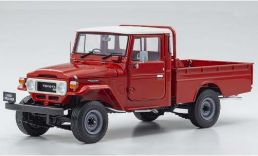 Toyota Land Cruiser 1/18 Kyosho 40 Pick Up rojo RHD coche miniatura