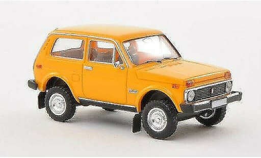 Lada Niva Base 1/87 Brekina amarillo coche miniatura