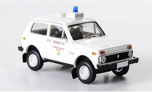 Lada Niva Pompiers 1/87 Brekina Freiwillige Bomberos Hornum/Sylt coche miniatura