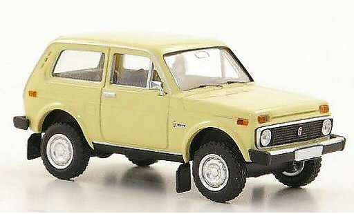 Lada Niva Base 1/87 Brekina beige coche miniatura