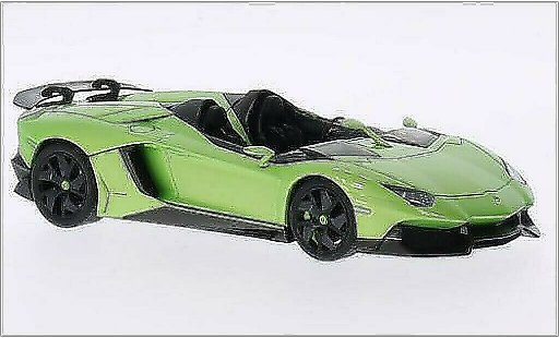 Lamborghini Aventador J 1/43 Autoart Roadster metalico verde 2012 coche miniatura