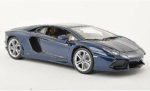 Lamborghini Aventador LP700-4 1/18 Burago azul 2011 coche miniatura
