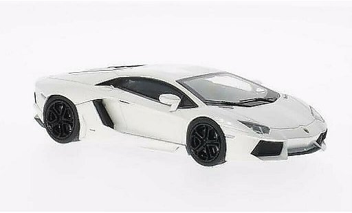 Lamborghini Aventador LP700-4 1/43 Welly blanco coche miniatura