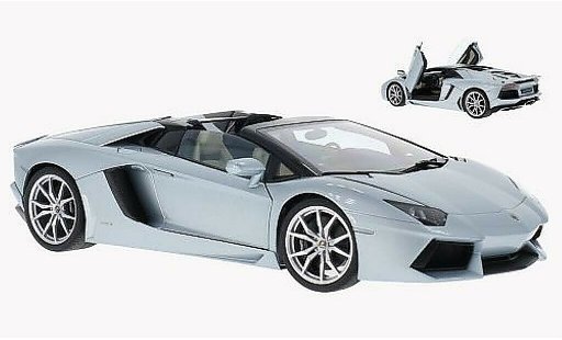 Lamborghini Aventador LP700-4 1/18 Autoart Roadster metalico azul 2013 coche miniatura