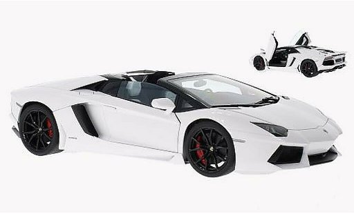 Lamborghini Aventador LP700-4 1/18 Autoart Roadster blanco 2013 coche miniatura