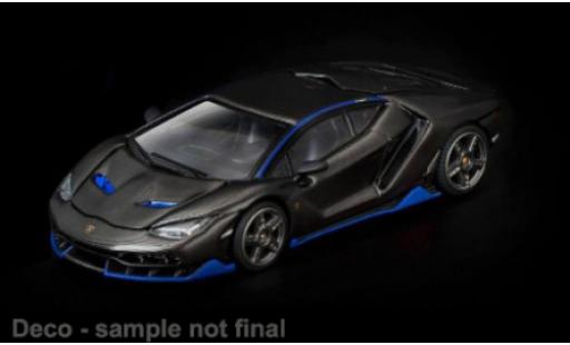 Lamborghini Centenario 1/64 Pop Race carbon/blau 1:64 coche miniatura