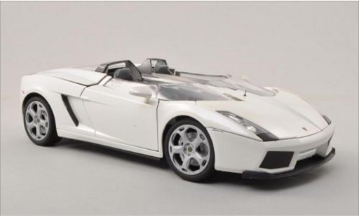 Lamborghini Concept Base 1/18 Motormax S metalico blanco coche miniatura