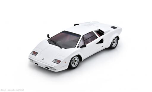 Lamborghini Countach 1/18 Spark 5000 QV weiss 1:18 coche miniatura