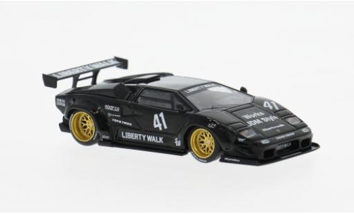 Lamborghini Countach 1/64 Mini GT LB-Works schwarz 2024 1:64 coche miniatura