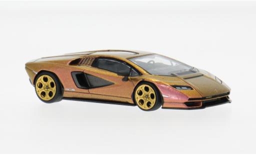 Lamborghini Countach 1/64 Pop Race LP 800-4 naranja/pink 1:64 coche miniatura