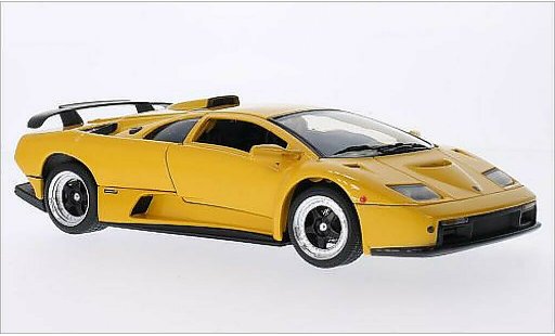 Lamborghini Diablo GT 1/18 Motormax metalico amarillo coche miniatura
