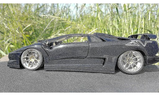 Lamborghini Diablo SV 1/18 Maisto blu fontus jantes 20 pouces coche miniatura