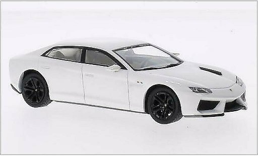 Lamborghini Estoque Base 1/43 IXO 200 metalico blanco 2008 coche miniatura